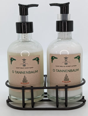 O Tannenbaum, goat milk and honey lotion